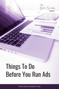 things to do before you run ADs, Instagram Ads, Facebook Ads, explore ads 