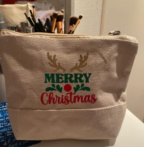 Christmas Pouch Canvas