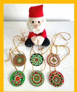 Mandala Christmas Ornament